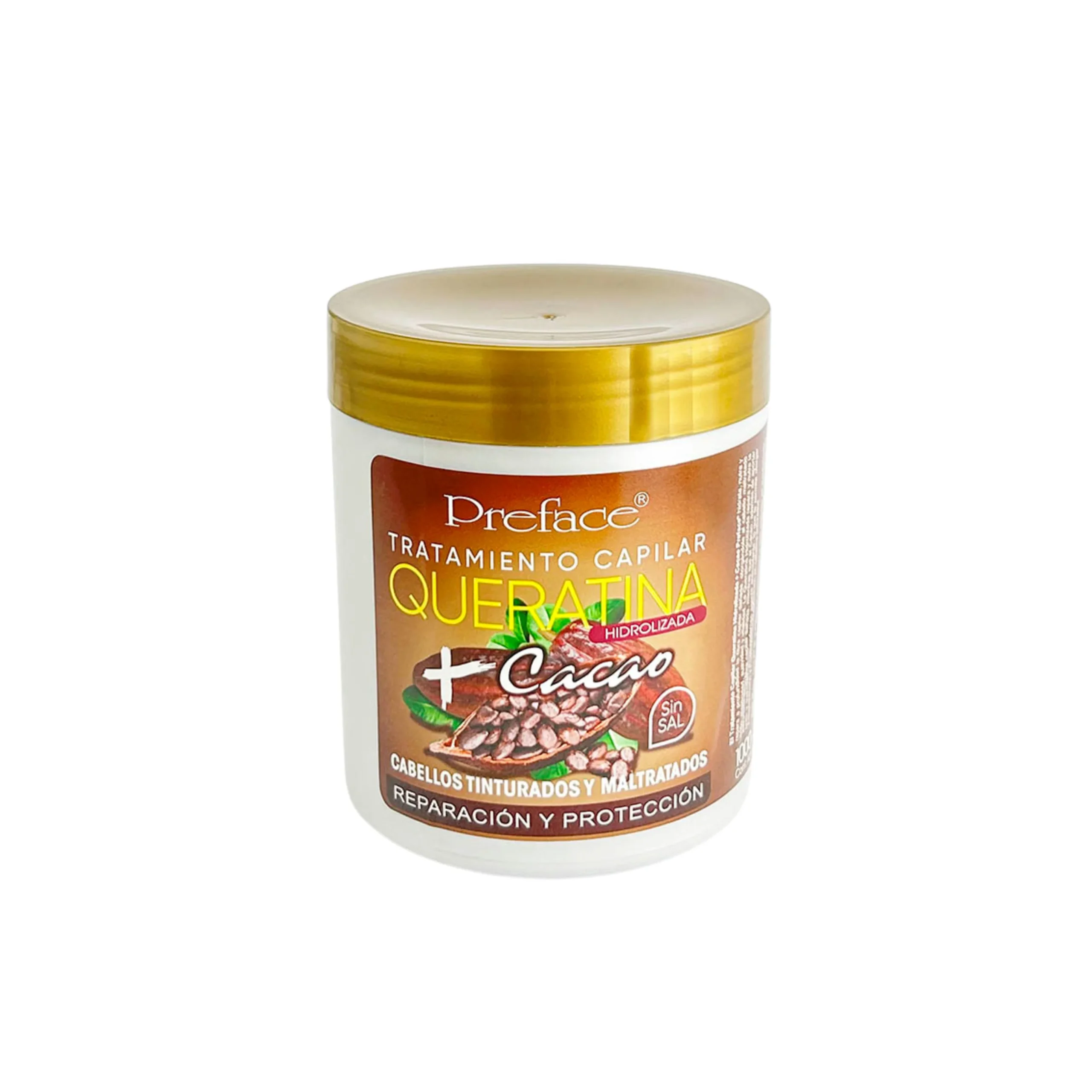 CREMA TRATAMIENTO CAPILAR HIDROQUERATINA + CACAO 1000 ML