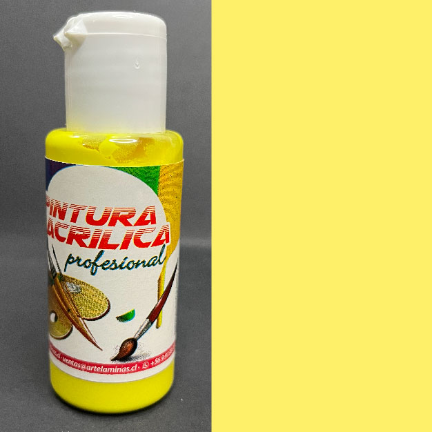 Amarillo limón acrílico