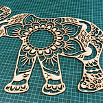 Elefante decorativo 40x60cm