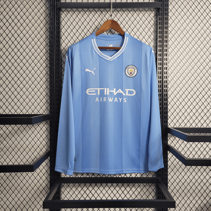 Manchester City Home Long Sleeve 23/24 1