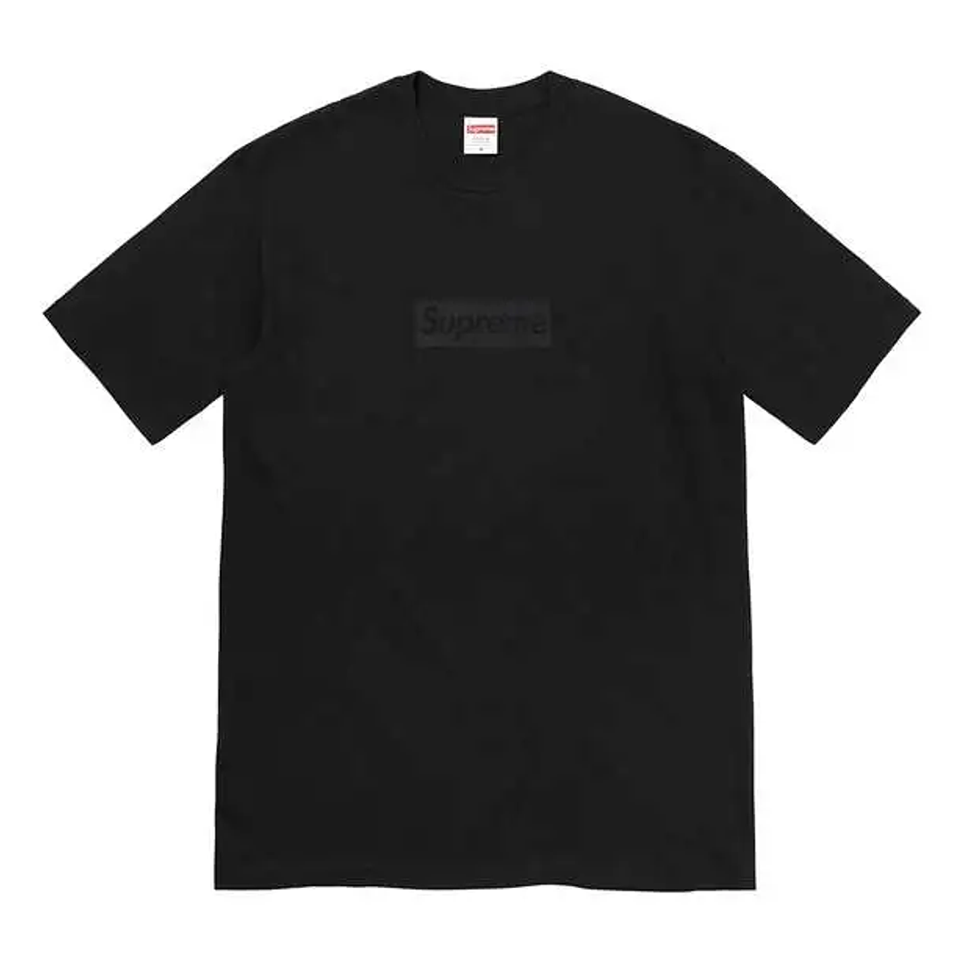 Supreme Tonal Box Logo Tee Black (SS23) 1