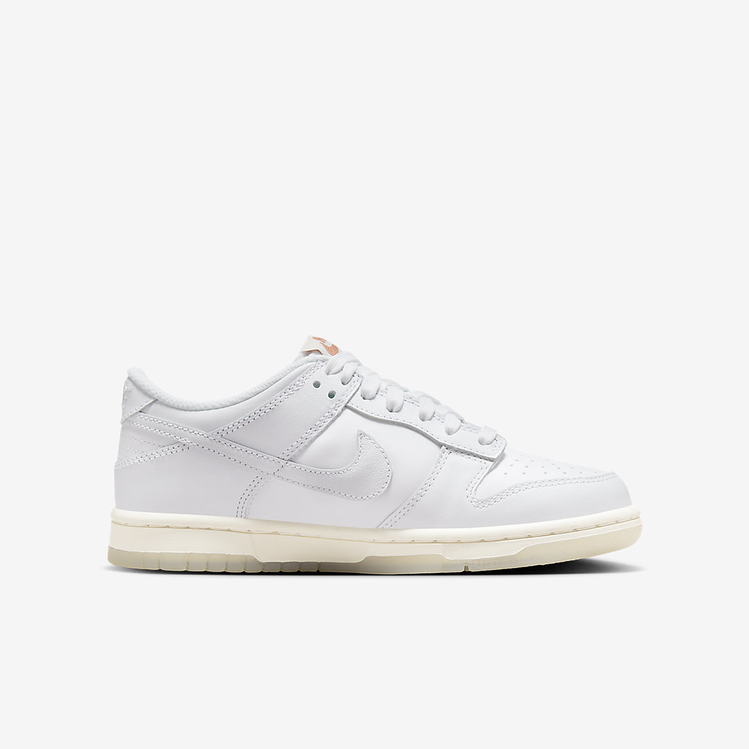 Nike Dunk Low SE Rainbow Lace Swoosh White (GS) 3
