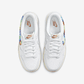 Nike Dunk Low SE Rainbow Lace Swoosh White (GS) - Thumbnail 5