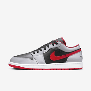 Jordan 1 Low Black Light Smoke Grey Gym Red