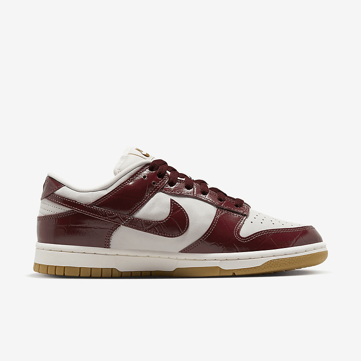 Nike Dunk Low LX Dark Team Red Croc (Women's) 3