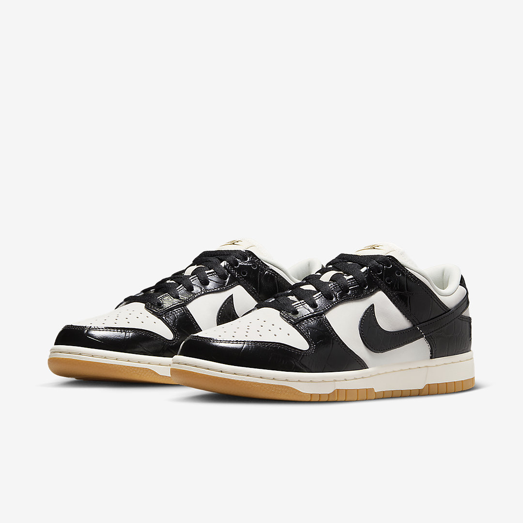 Nike Dunk Low LX Black Croc (Women's) 4