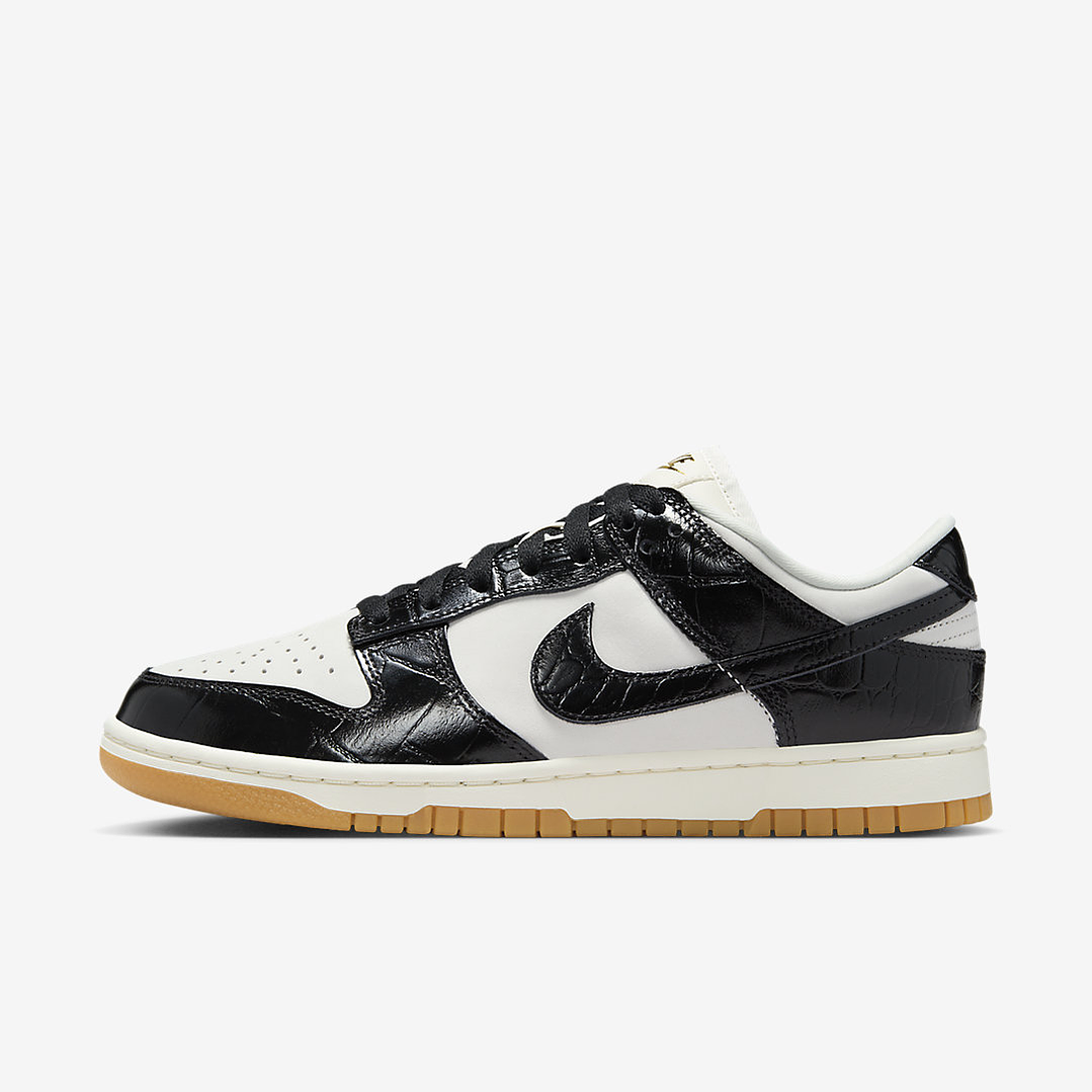Nike Dunk Low LX Black Croc (Women's) 1