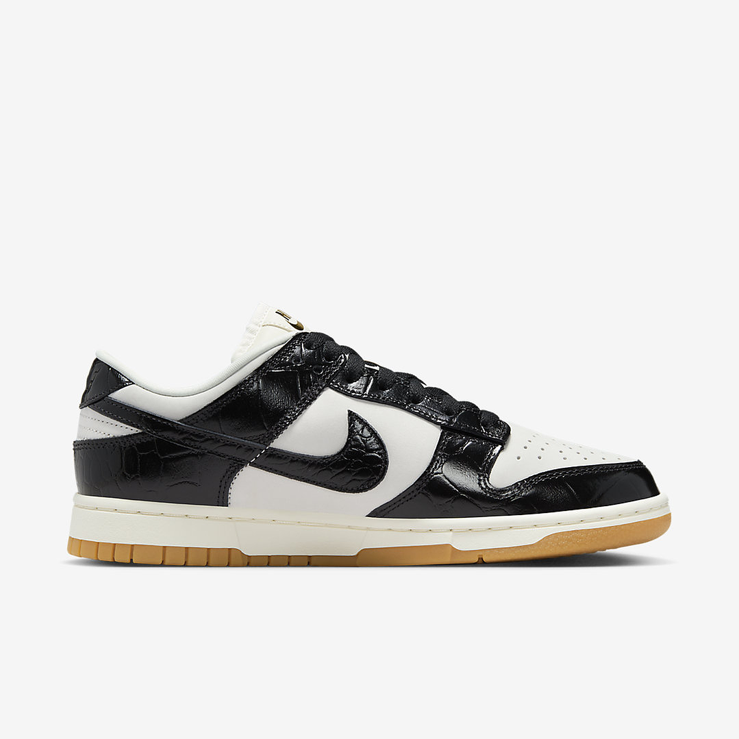 Nike Dunk Low LX Black Croc (Women's) 3