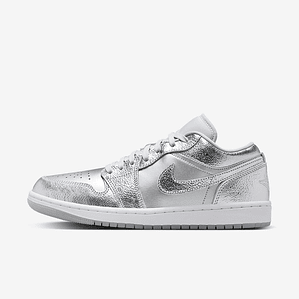 Jordan 1 Low SE Metallic Silver (Women's)
