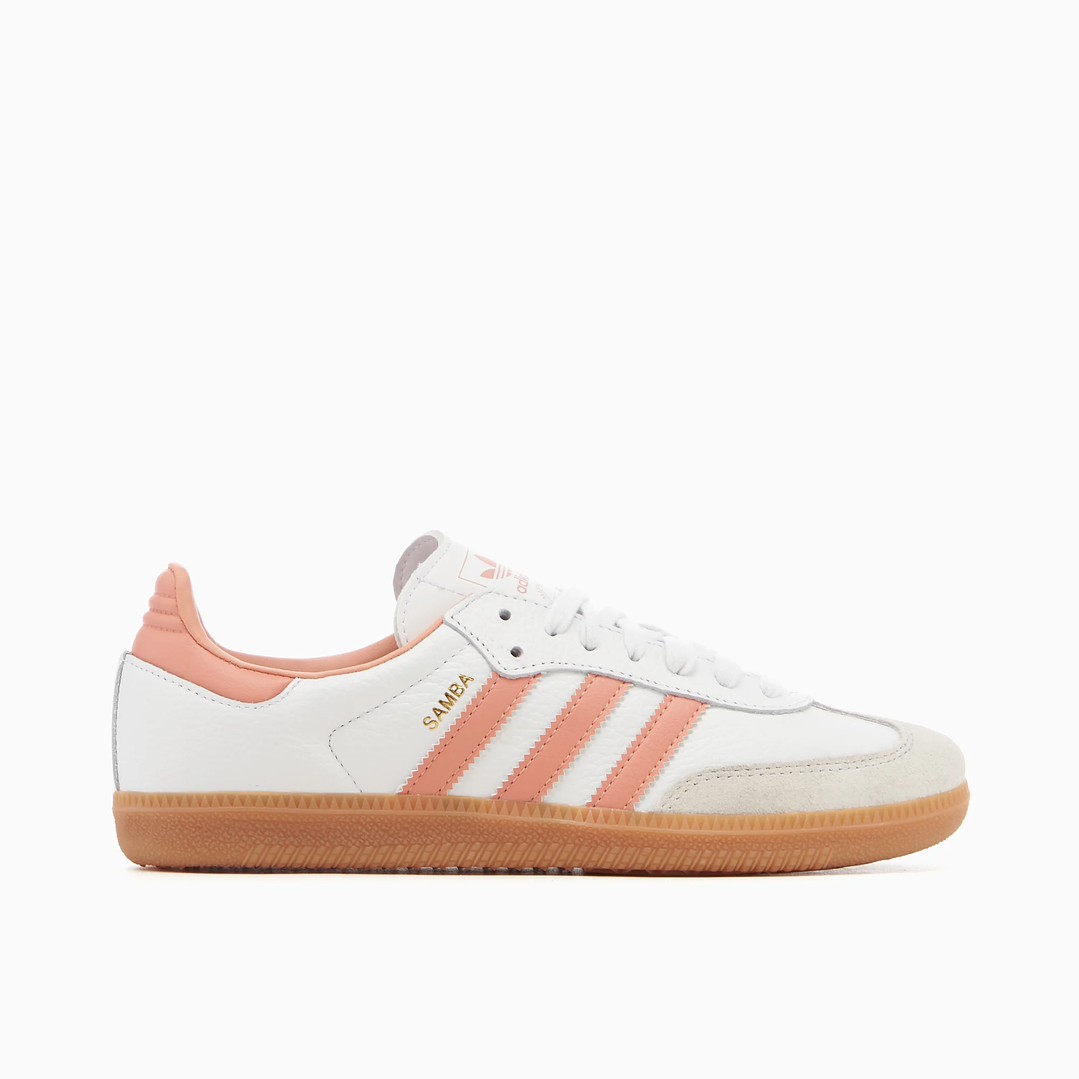 adidas Samba OG White Wonder Clay Gum (women's) 3