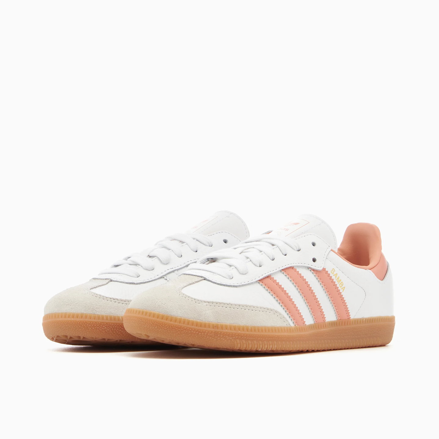 adidas Samba OG White Wonder Clay Gum (Women's) 5