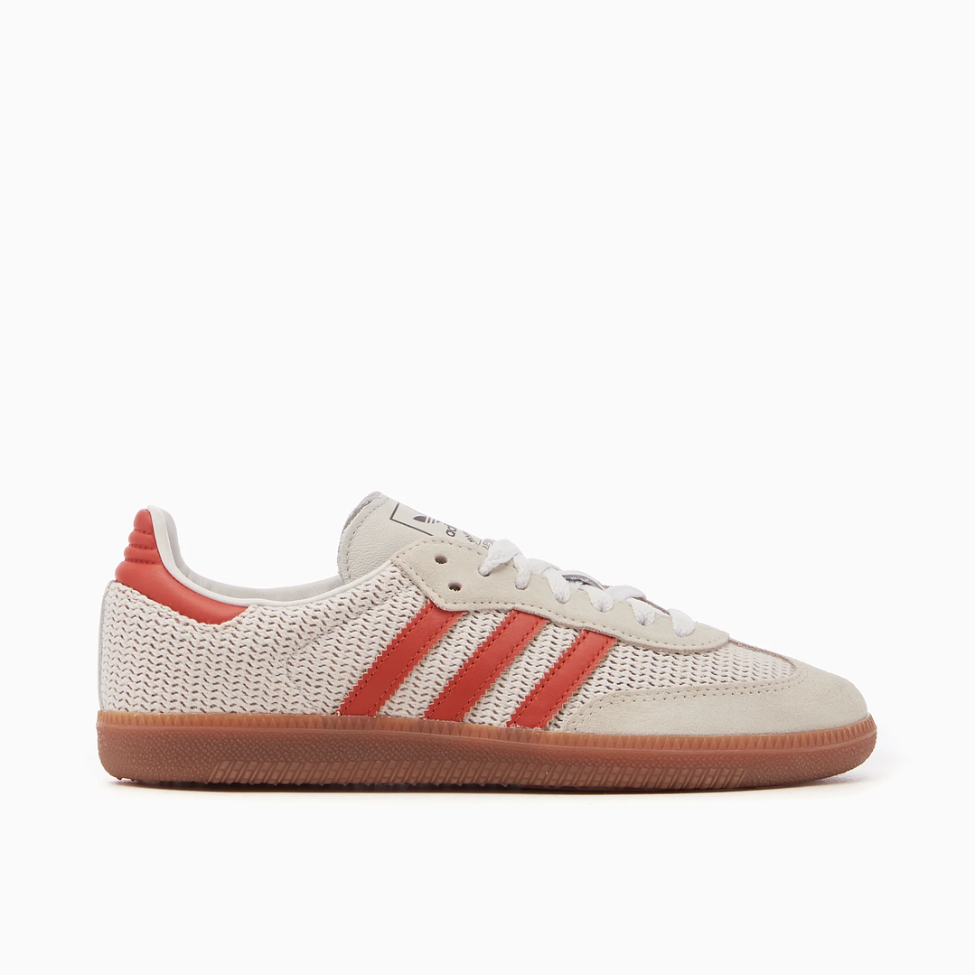 adidas Samba OG Crystal White Preloved Red 3