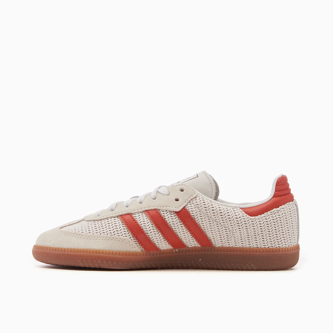 adidas Samba OG Crystal White Preloved Red 1