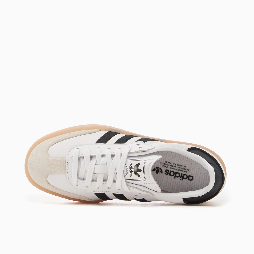 adidas Sambae White Black Gum (Women's) 4