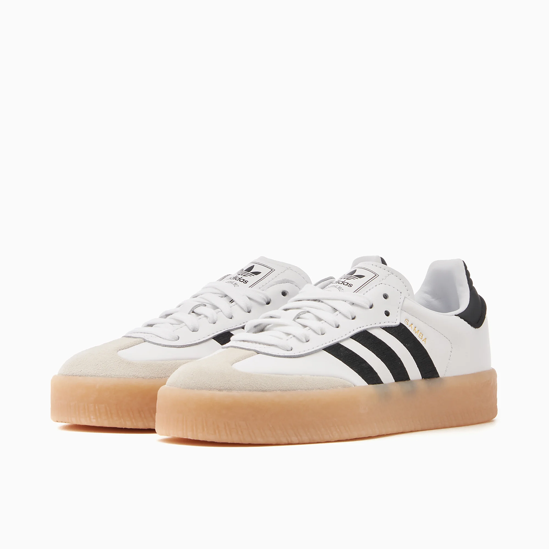 adidas Sambae White Black Gum (Women's) 5