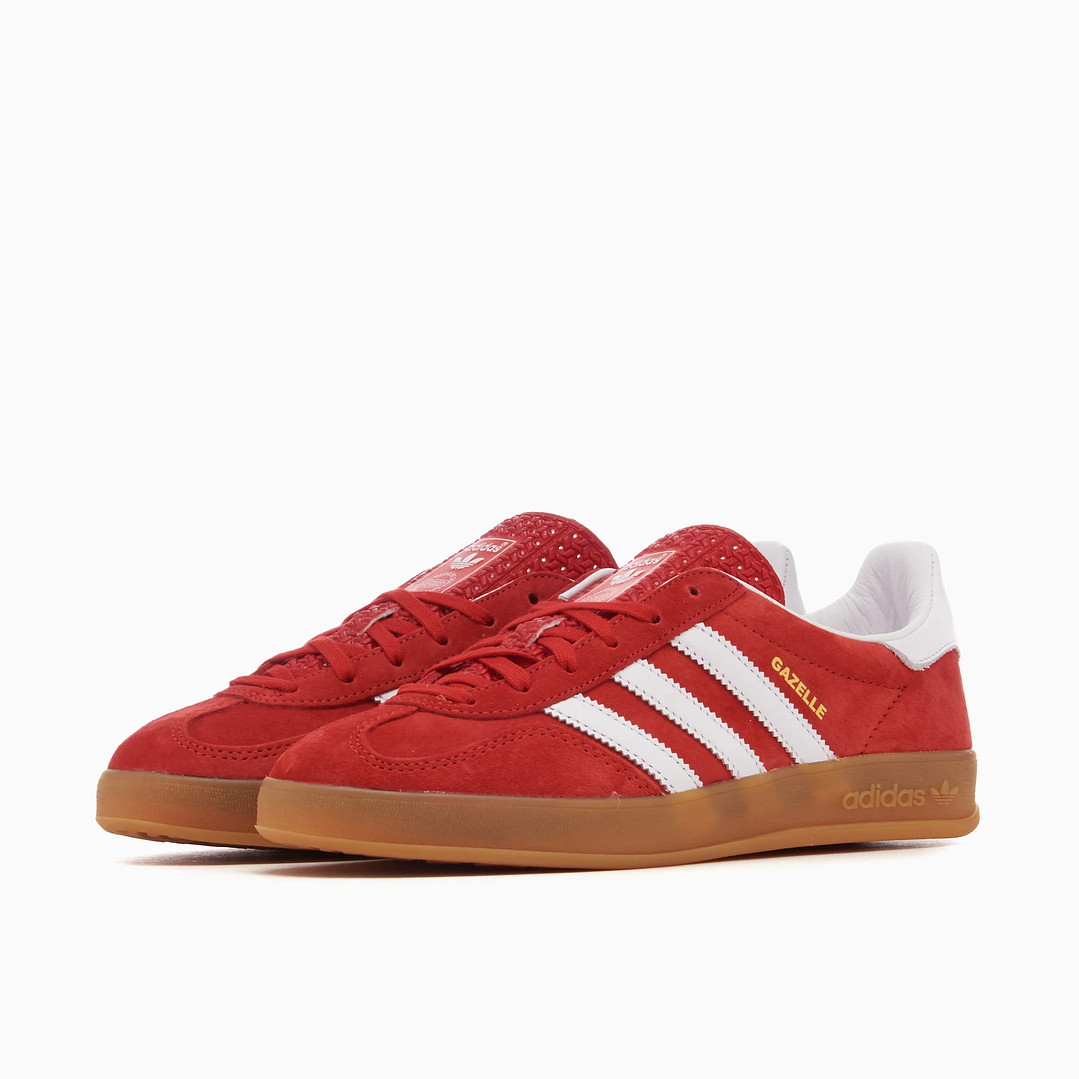 adidas Gazelle Scarlet Cloud White 5
