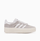 adidas Gazelle Bold Grey White (Women's) - Thumbnail 3