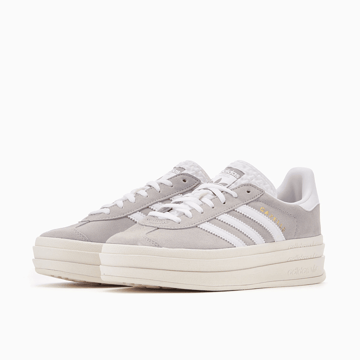 adidas Gazelle Bold Grey White (Women's) 5