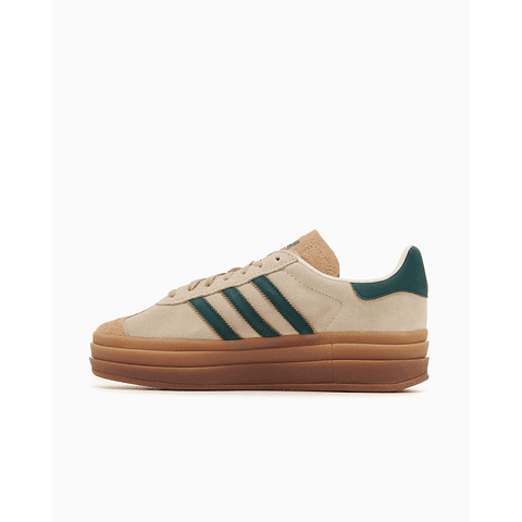 adidas Gazelle Bold Magic Beige Collegiate Green (Women's)