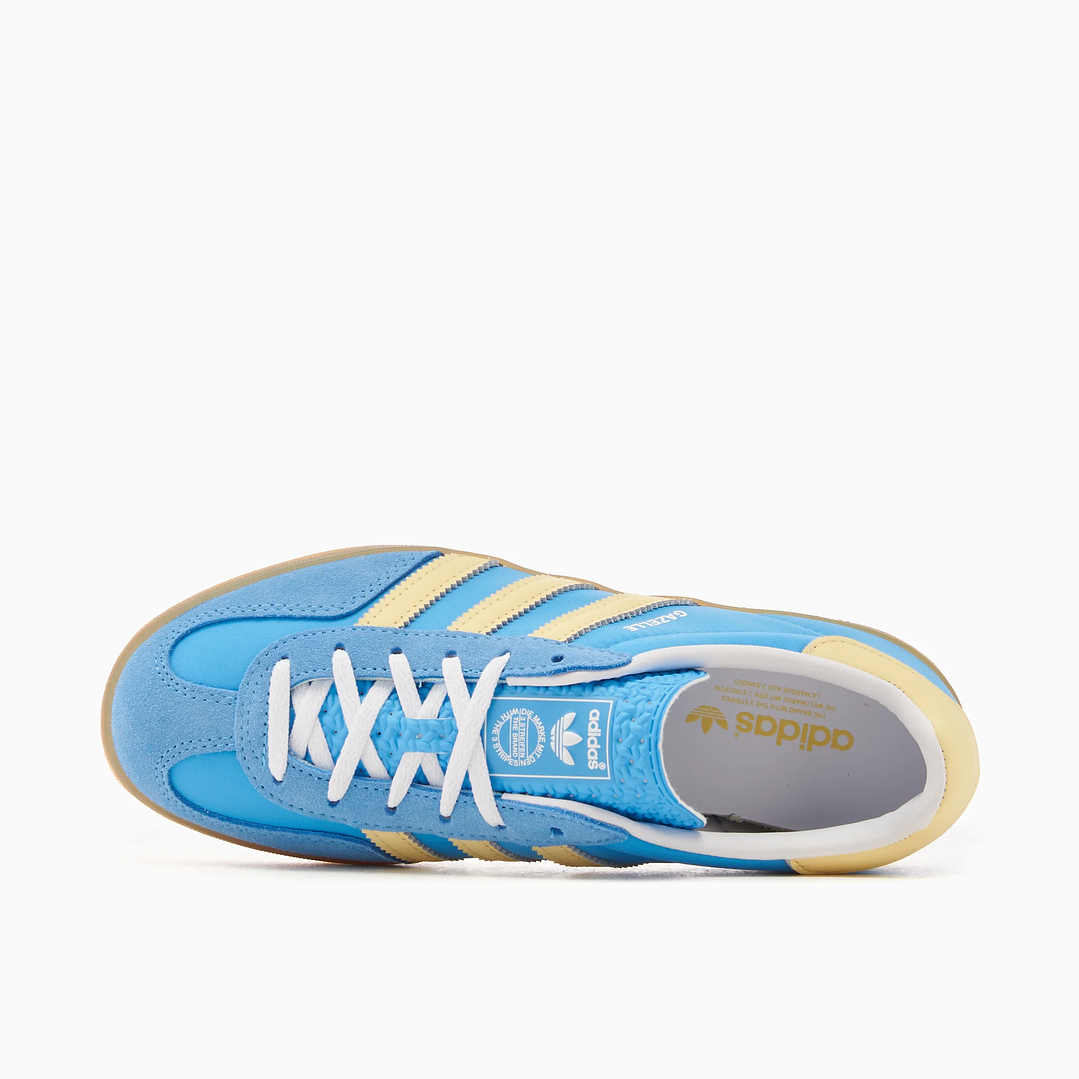 adidas Gazelle Indoor Semi Blue Burst Almost Yellow (Women's) 4