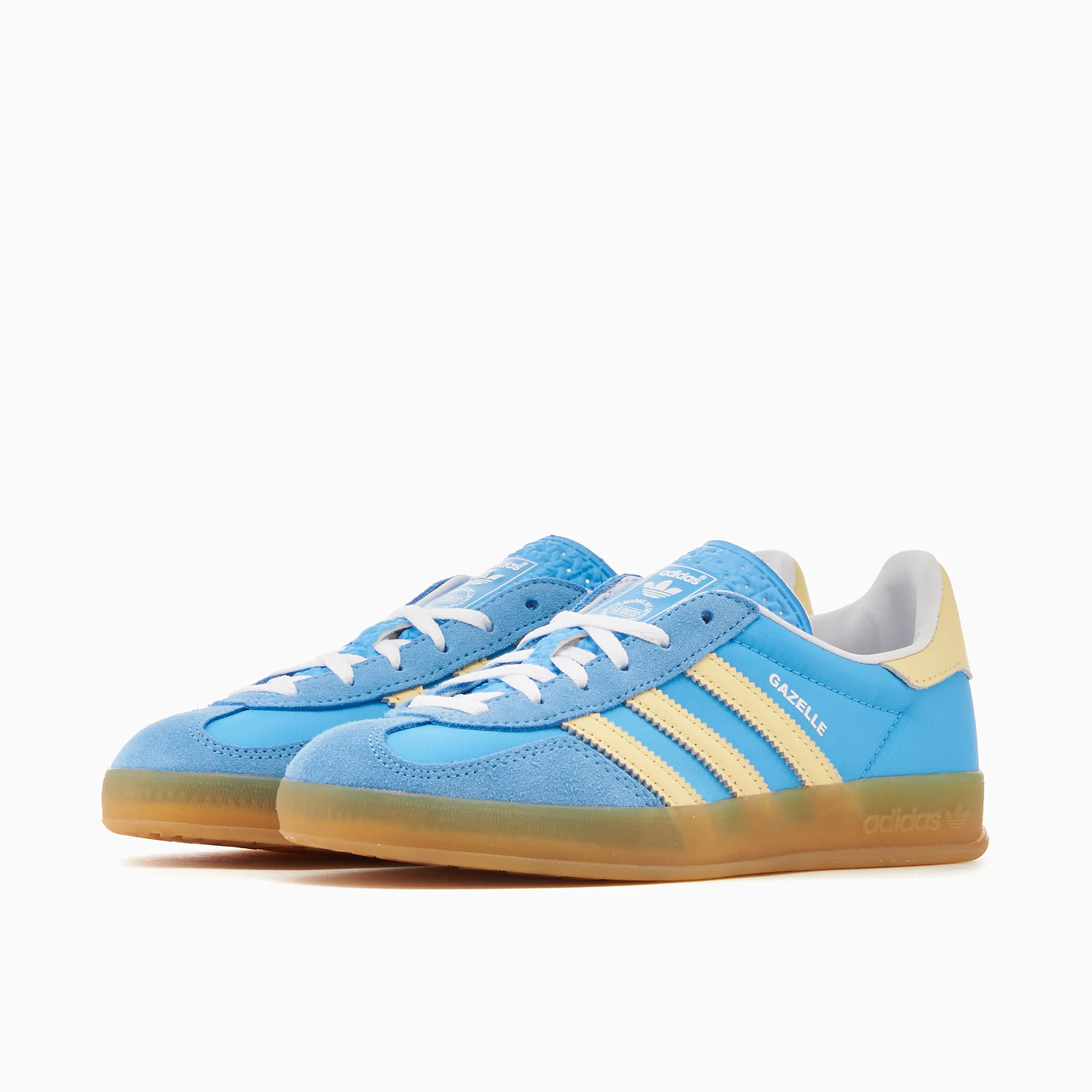 adidas Gazelle Indoor Semi Blue Burst Almost Yellow (Women's) 5