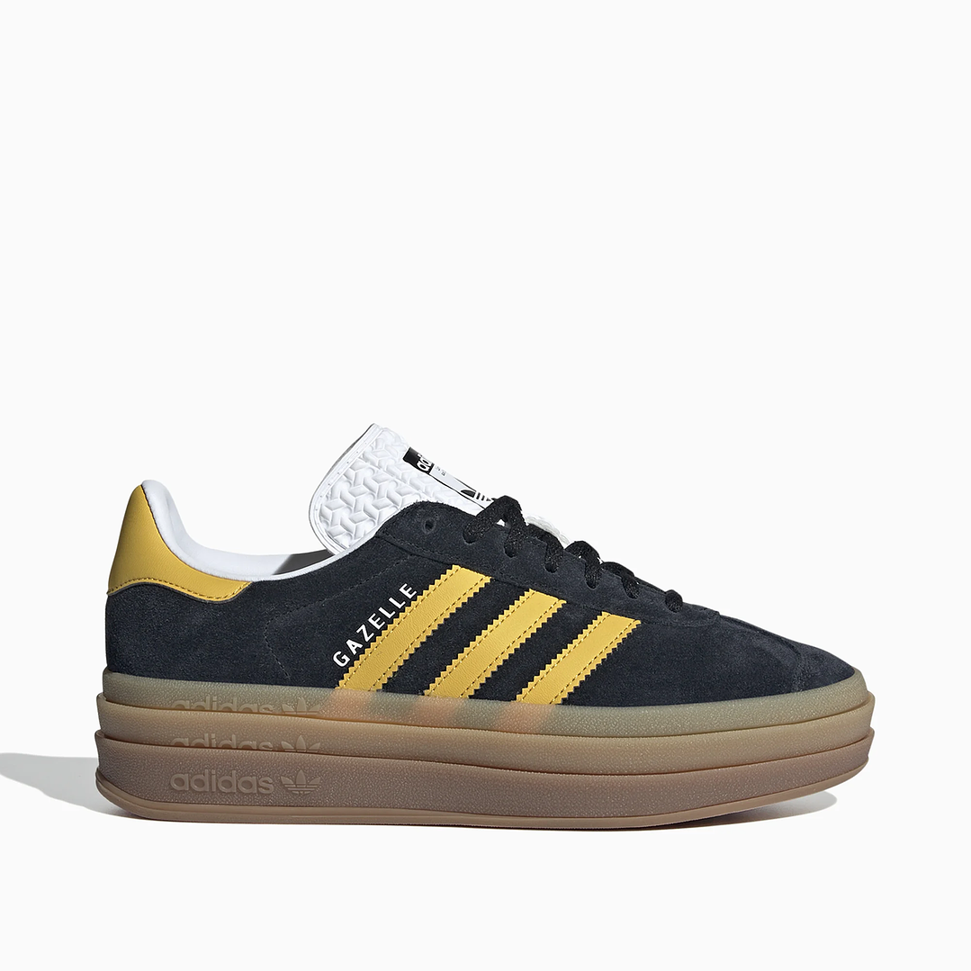 adidas Gazelle Bold Black Bold Gold (Women's) 3