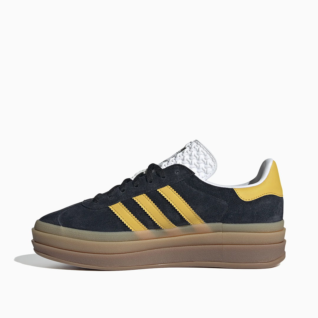 adidas Gazelle Bold Black Bold Gold (Women's) 1