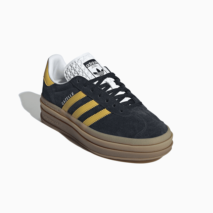 adidas Gazelle Bold Black Bold Gold (Women's) 6