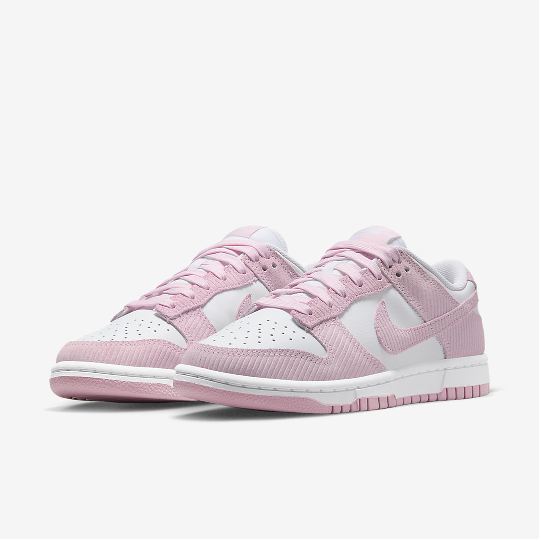 Nike Dunk Low Pink Corduroy (Women's) 2