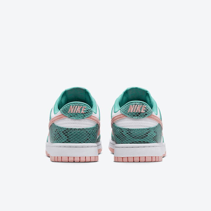 Nike Dunk Low Snakeskin Washed Teal Bleached Coral 6