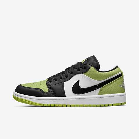 Jordan 1 Low Snakeskin Vivid Green (Women's)