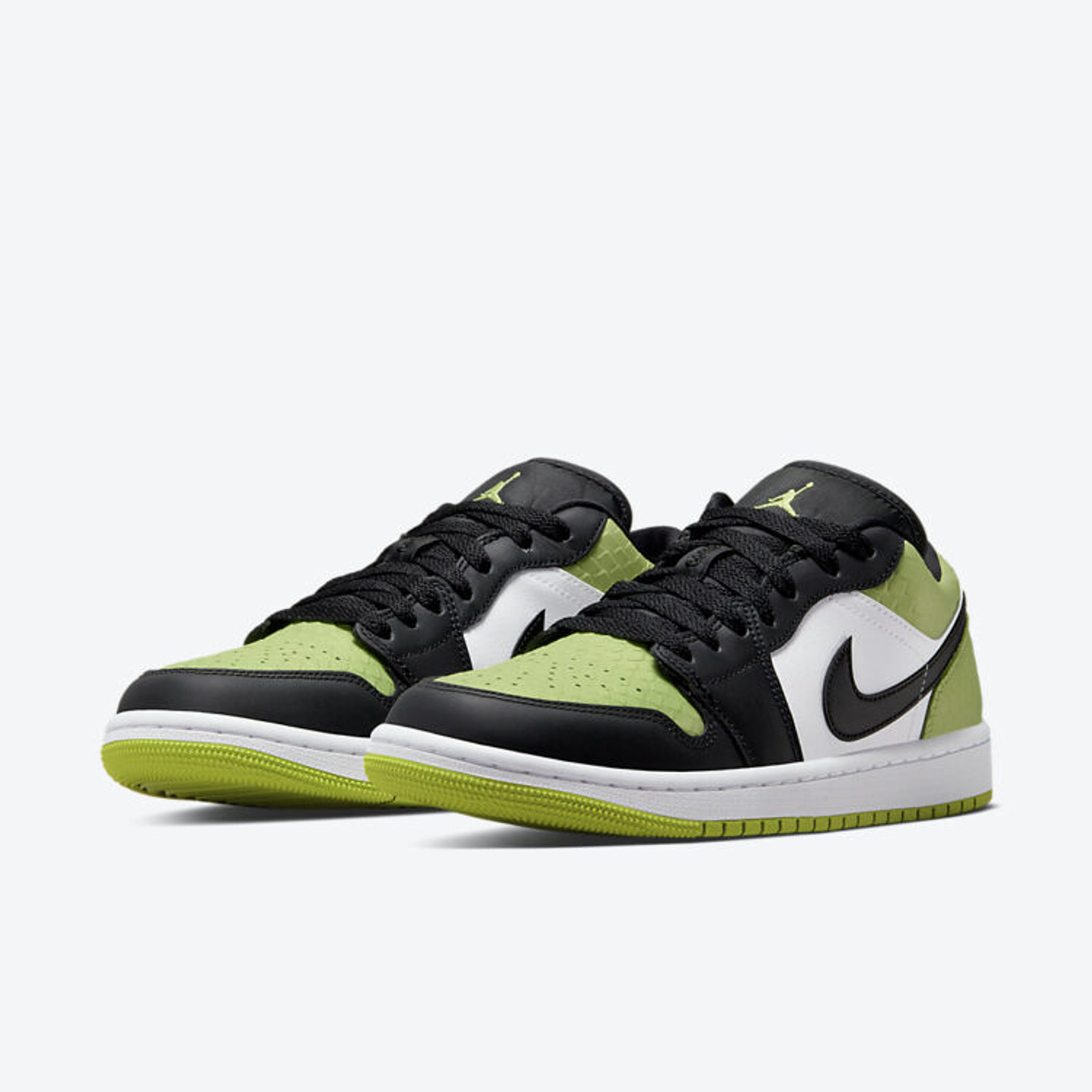 Jordan 1 Low Snakeskin Vivid Green (Women's) 5