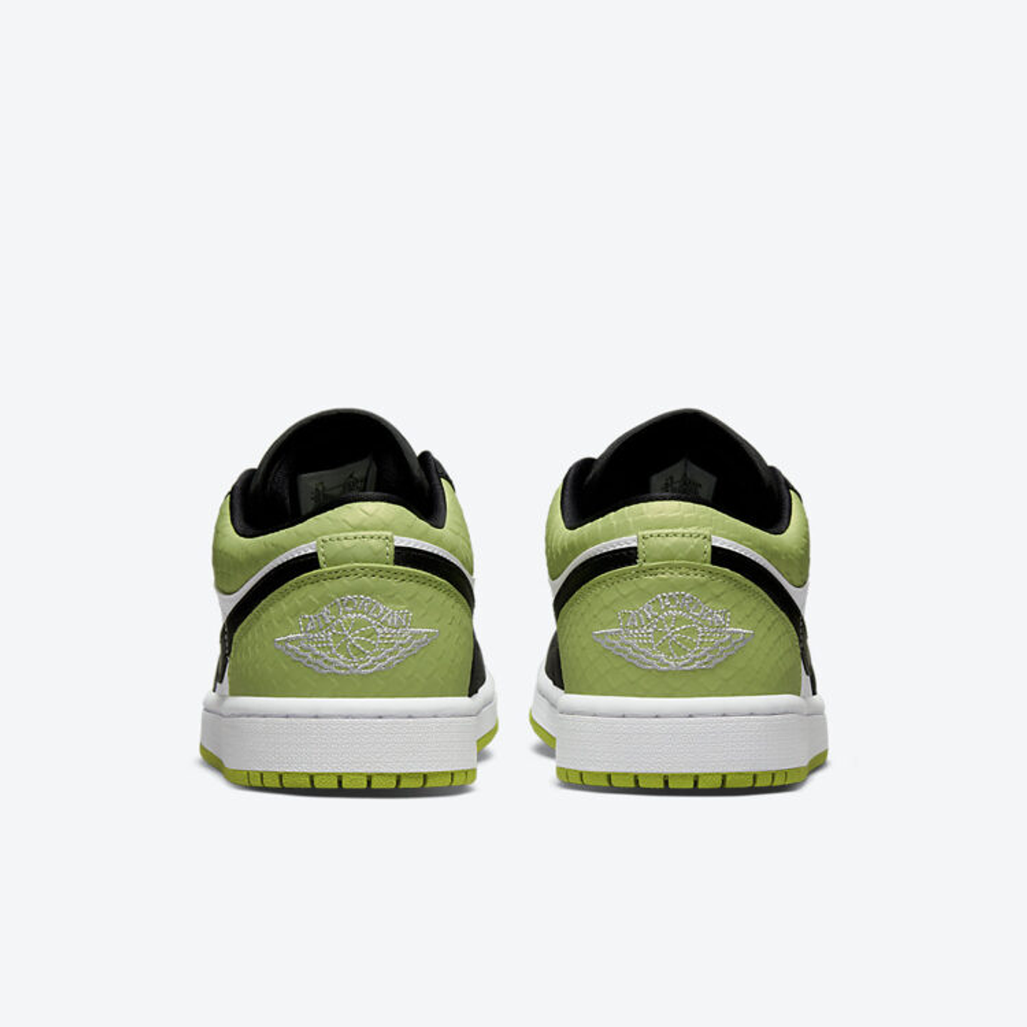 Jordan 1 Low Snakeskin Vivid Green (Women's) 6