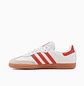 adidas Samba OG White Solar Red Gum (Women's) - thumbnail 1