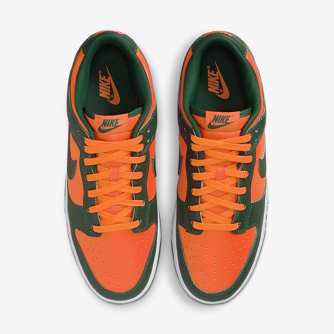 Hurricanes Nike Dunk Low Retro Miami 4