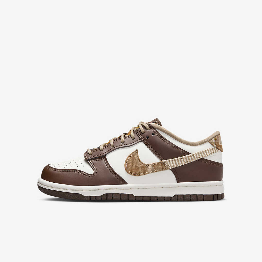 Nike Dunk Low Brown Plaid (GS) 1