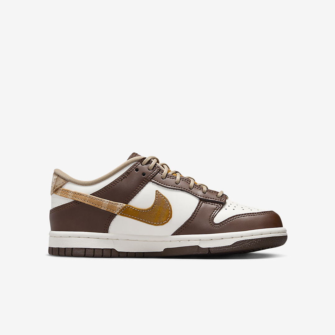 Nike Dunk Low Brown Plaid (GS) 3