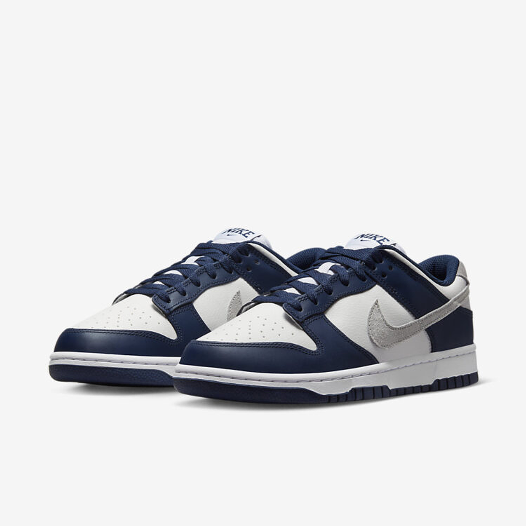 Nike Dunk Low Summit White Midnight Navy 2