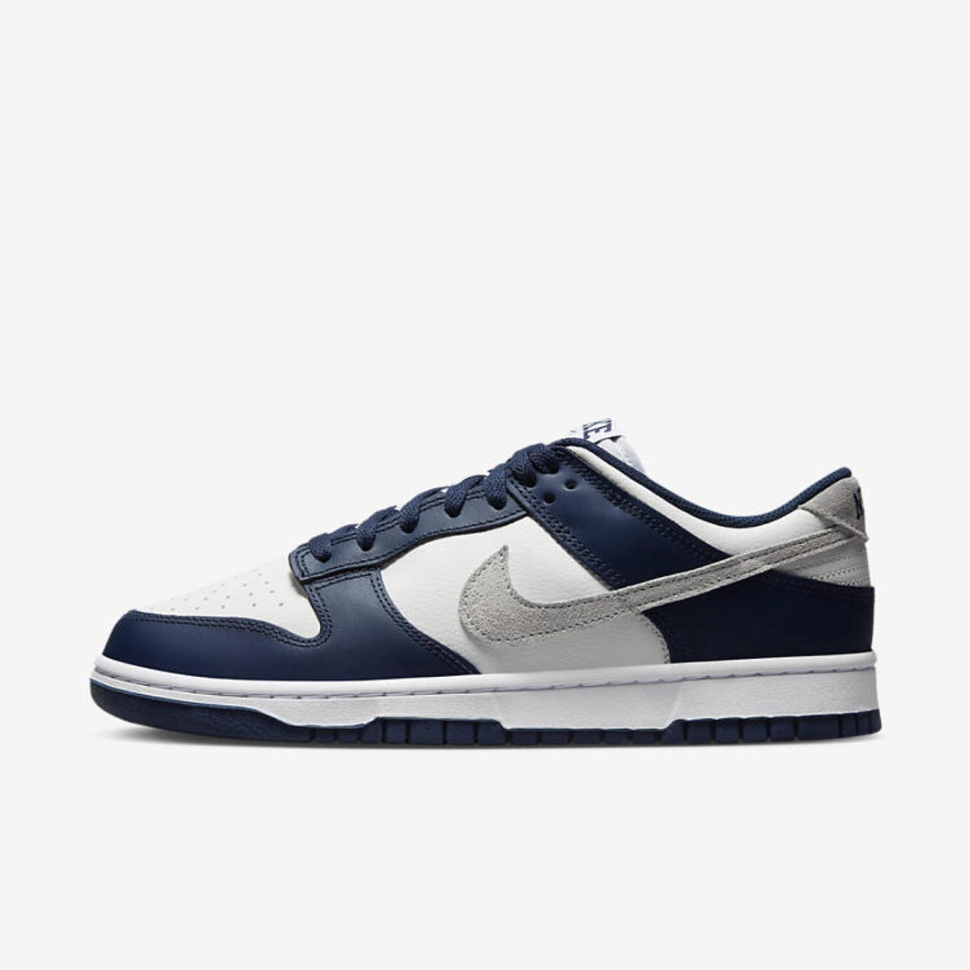 Nike Dunk Low Summit White Midnight Navy 1