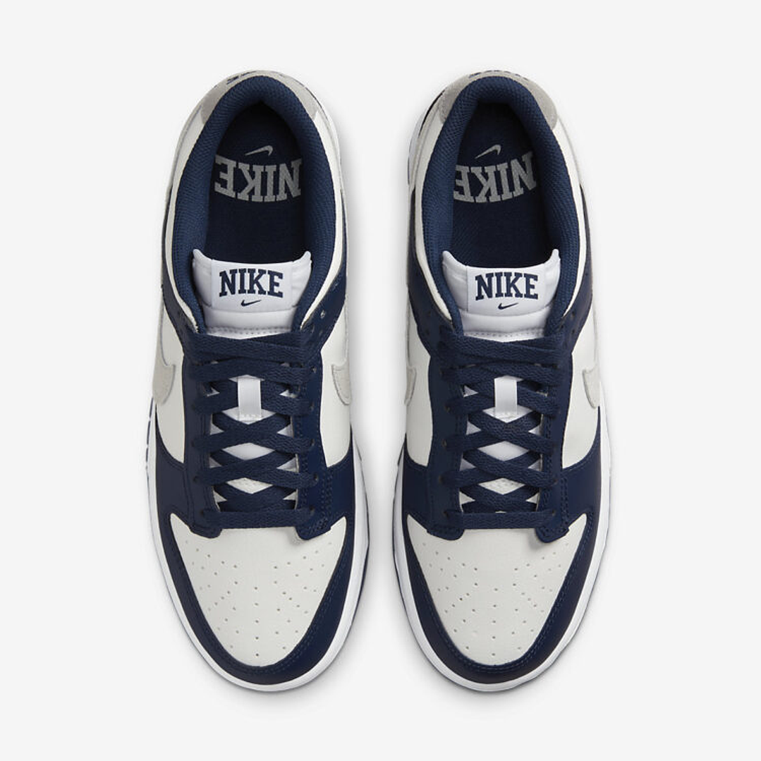 Nike Dunk Low Summit White Midnight Navy 4