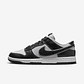 Nike Dunk Low Chenille Swoosh Black Grey - Thumbnail 1