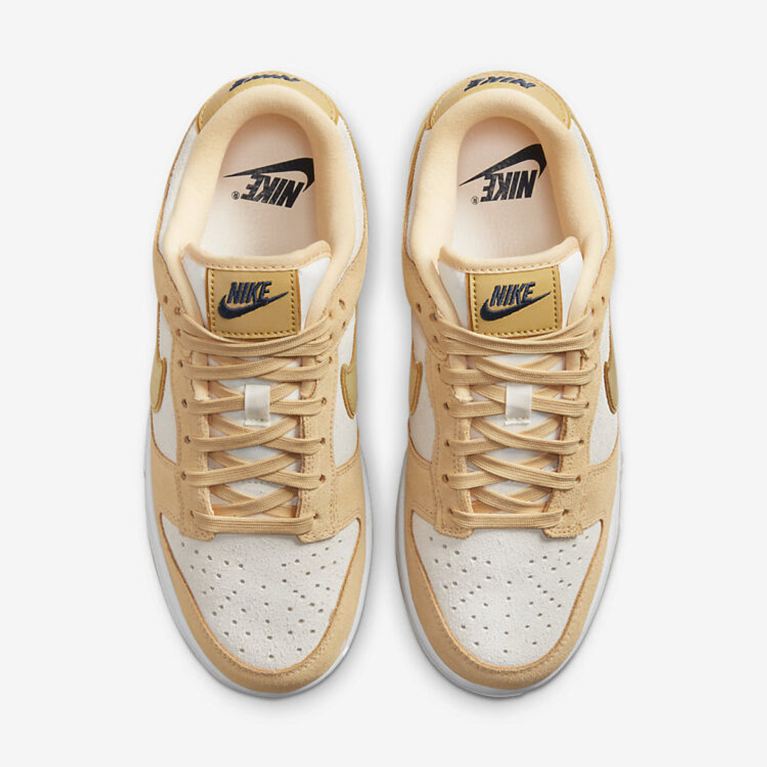 Nike Dunk Low Celestial Gold Suede (Women's) 4