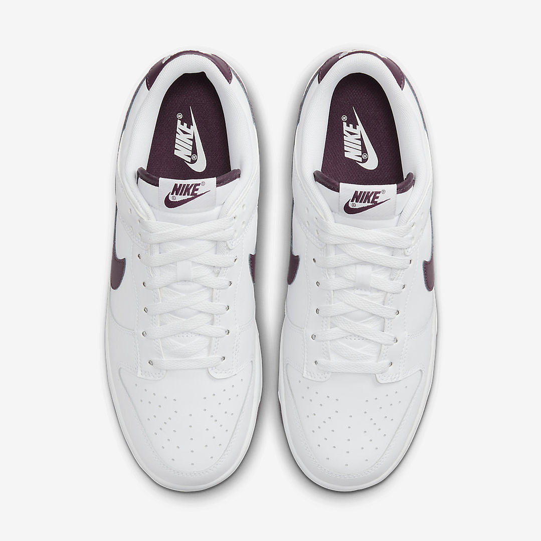 Nike Dunk Low Retro White Night Maroon 4