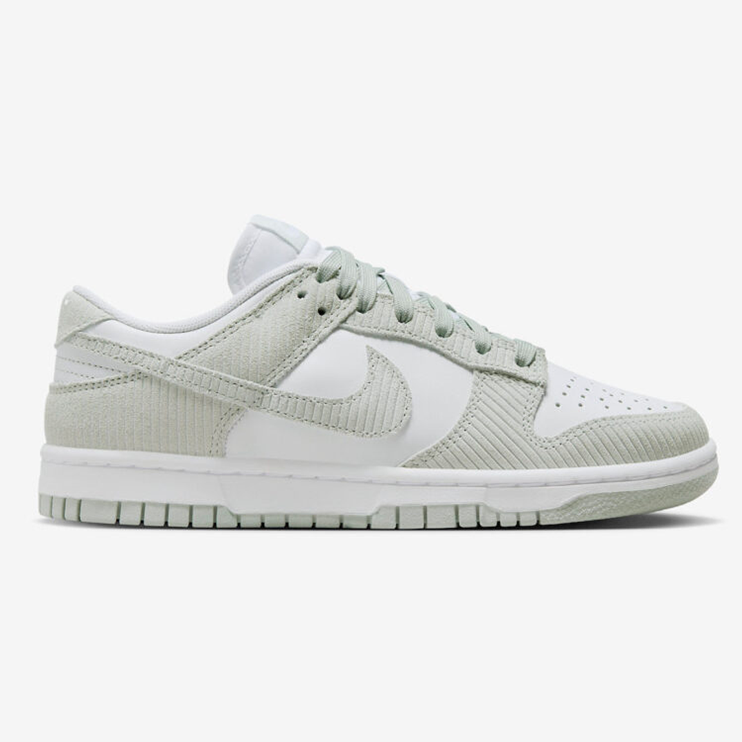 Nike Dunk Low Light Silver Corduroy (Women's) 3