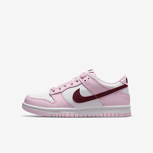 Nike Dunk Low Pink Foam Red White (GS)