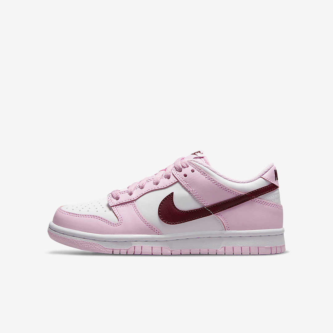 Nike Dunk Low Pink Foam Red White (GS) 1