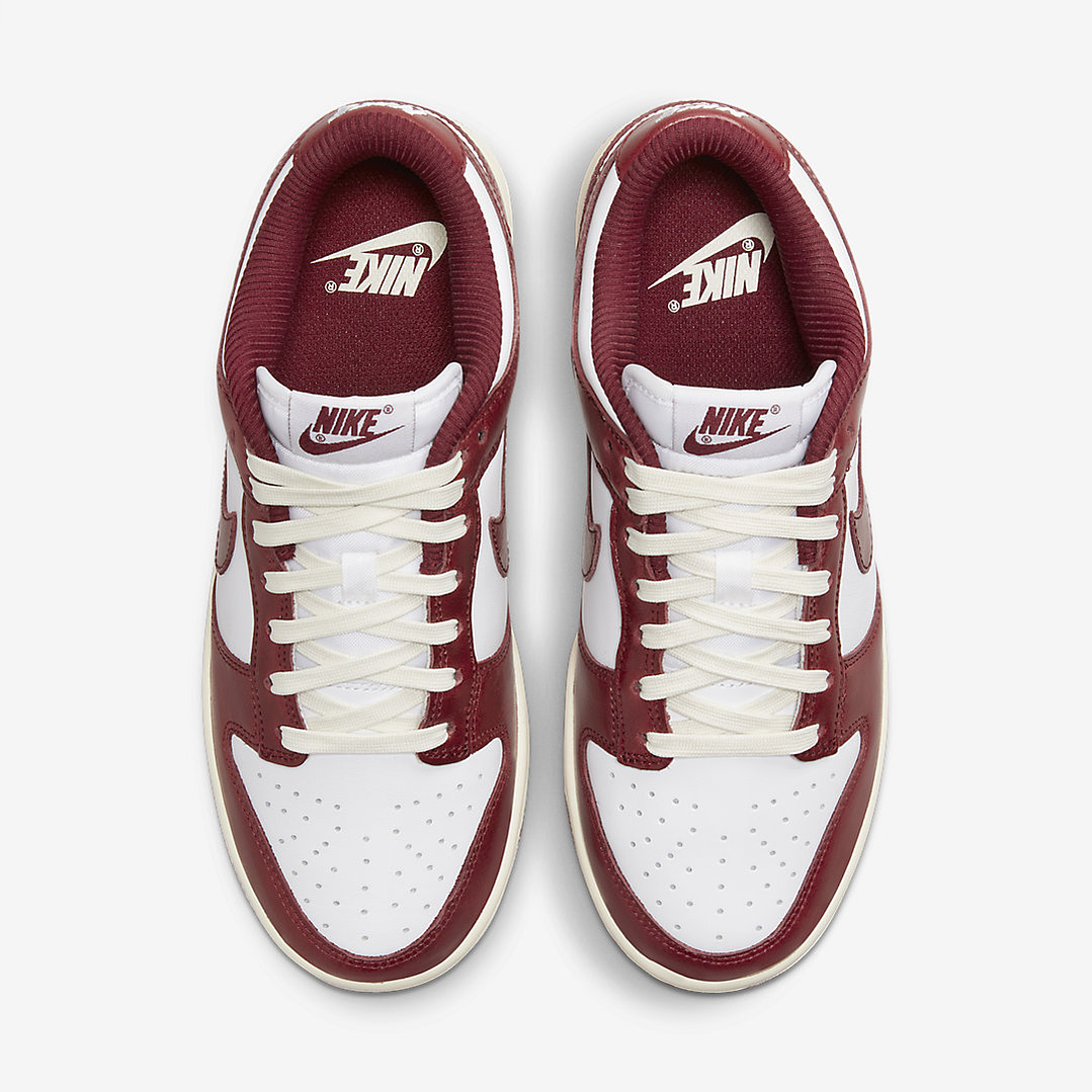 Nike Dunk Low PRM Vintage Team Red (Women's) 4