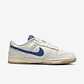Nike Dunk Low SE Sail Dark Marina Blue - Thumbnail 3
