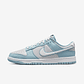 Nike Dunk Low Retro Fleece Swoosh Worn Blue - Thumbnail 1