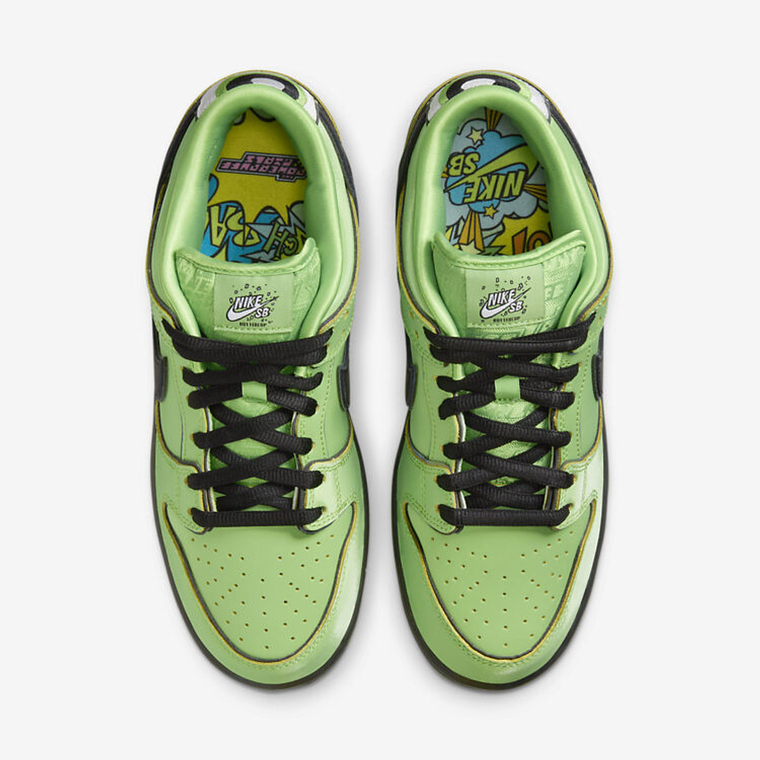 Nike SB Dunk Low The Powerpuff Girls Buttercup 4